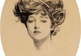 Hairstyles Gibson Girl Charles Dana Gibson 1867 1944 "the Gibson Girl" the Gibson Girl