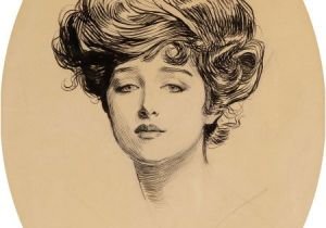 Hairstyles Gibson Girl Charles Dana Gibson 1867 1944 "the Gibson Girl" the Gibson Girl