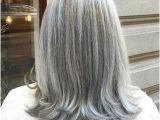 Hairstyles Grey Highlights Icy Silver Hair Transformation is the 2018 S Coolest Trend