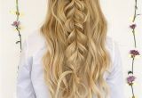 Hairstyles Half Up Half Down with Braids Half Up Half Down Braid Hairstyles Hair Pinterest