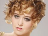 Hairstyles Light Curls Short Curly Casual Hairstyle Light Caramel Brunette Hair Color