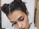 Hairstyles Like Space Buns Gizele Oliveira Space Buns Glitter Bunz In 2018