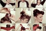 Hairstyles Long Hair Pinned Up Pin Up Hairstyles Step by Step Updo