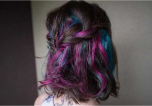 Hairstyles Pink Highlights 16 Best Rainbow Highlights Hairstyles