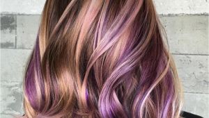 Hairstyles Purple Highlights 40 Versatile Ideas Of Purple Highlights for Blonde Brown and Red