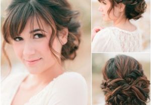 Hairstyles Put Up for Wedding Curly Bun Updo