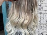 Hairstyles to Cover Blonde Roots â¨platinum Blonde Balayage Ombre with Natural Root by Amy Ziegler