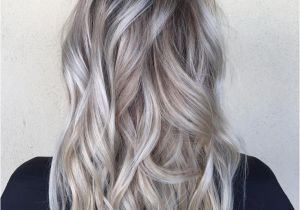 Hairstyles to Cover Up Grey Hair Od Dark Hair with Silver Platinum Highlights