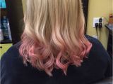 Hairstyles to Hide Dip Dyed Hair Rose Gold Dip Dye Hair Hair Everywhere Pinterest