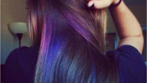 Hairstyles to Hide Dyed Hair Makic Oil Slick Hair Colors Hidden Under Layer Haircolor