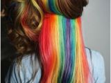 Hairstyles to Hide Dyed Tips 35 Best Hidden Hair Color Images On Pinterest