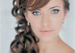 Hairstyles to the Side with Curls for Wedding Wedding Side Hairstyles for Long Hair