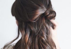 Hairstyles Tutorial Blog Hair Tutorial Half Up Knot In 4 Easy Steps Hair