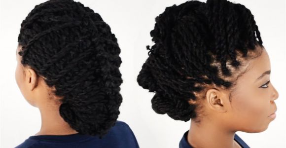 Hairstyles Tutorial Videos Free Download 3 Ways to Style Your Kinky Twist Hairstyles Tutorial 6 Of 7