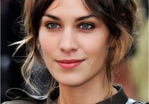 Hairstyles with Bangs Clipped Back Alexa Chung S Best Hairstyles In New Look