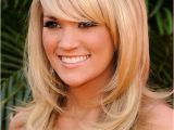 Hairstyles with Bangs for Round Fat Faces 20 Jaw Dropping Long Hairstyles for Round Faces Makeup