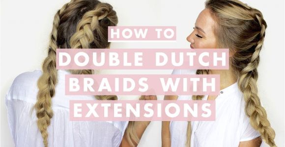 Hairstyles with Braids Patry Jordan How to Do Double Dutch Braids with Hair Extensions
