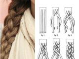 Hairstyles with Braids Step by Step How to Super Cute 4 Strand Braid Step by Step Diagram Included