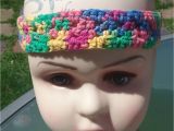 Hairstyles with Crochet Headbands Crochet Rainbow Adjustable Headband for Child or Adult