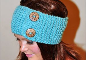 Hairstyles with Crochet Headbands Mint Headband buttons Earwarmer Crochet Headband Choose Color Mint