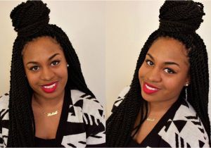 Hairstyles with Crochet Senegalese Twist Crochet Senegalese Twist 3 Styles Hair Pinterest