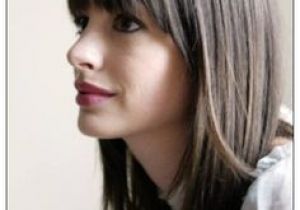 Hairstyles with Diagonal Bangs 19 Best Long Bob Hairstyles with Bangs Images