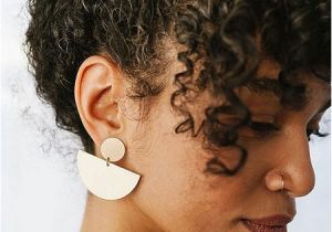 Hairstyles with Drop Curls Half Moon Drop Statement Earring Jewels In 2018