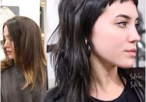 Hairstyles with Edgy Bangs before and after Modern Mullet Update Hair Styles