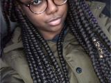 Hairstyles with Jumbo Braiding Hair Jumbo Box Braids â Natural Hair Stuff Pinterest