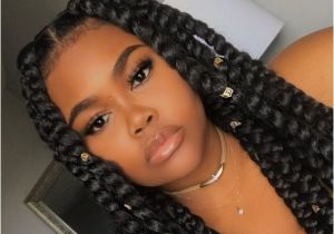 Hairstyles with Jumbo Braids 42 Chunky Cool Jumbo Box Braids Styles In Every Length