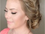 Hairstyles with One Braid In the Front Fishtail French Braid Braided Bun