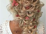 Hairstyles with Romance Curls 25 Romantic Bridal Curls with Roses Styles for 2018