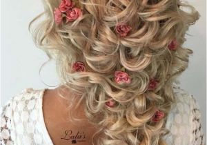 Hairstyles with Romance Curls 25 Romantic Bridal Curls with Roses Styles for 2018