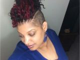 Hairstyles with Shaved Sides for Black Women Crochet Braids with Shaved Sides