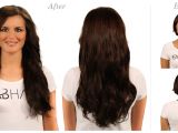 Hairstyles with Weave Clip Ins before N after 2 Dark Brown Hairextensions Remy Hair Hairstyles