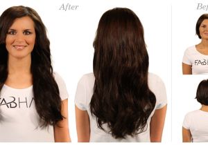 Hairstyles with Weave Clip Ins before N after 2 Dark Brown Hairextensions Remy Hair Hairstyles