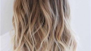 Hairstyles without Dying Roots Ombre Blonde Long Curly Hair Hairstyle Dark Root