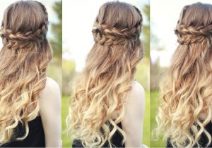 Half Braided Half Curly Hairstyles Curly Braided Hairstyles