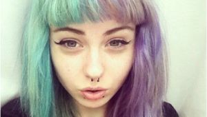 Half Dyed Hairstyles Tumblr Short Blue Hair Tumblr Awesome People In 2018 Pinterest