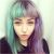Half Dyed Hairstyles Tumblr Short Blue Hair Tumblr Awesome People In 2018 Pinterest