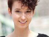 Half Shaved Hairstyles Curly Hair Curly Side Shave Curly Hairstyles for Round Faces