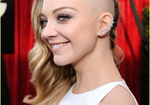 Half Shaved Head Hairstyles for Girls Natalie Dormer Debuts Half Shaved Head at Sag Awards 2014