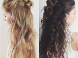 Half Straight Half Curly Hairstyles Curly Hairstyles Inspirational Half Straight Half Curly