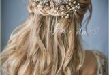Half Up Bridal Hairstyles with Veil 50 Best Bridal Hairstyles without Veil Hair