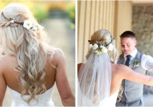 Half Up Bridal Hairstyles with Veil Bridal Hair Inspo Bride Guide