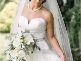 Half Up Bridal Hairstyles with Veil Wedding Inspiration Mon Cheri Bridals