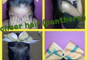 Half Up Cheer Hairstyles Cheer Hair Half Up Half Down Bump Cheerleading