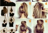 Half Up Hairstyles for Greasy Hair Hair Buns top Knot Half Up Half Down Half Bun Hair