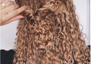 Half Up Hairstyles for Naturally Curly Hair Curly Hairstyles Natural Hair 3b 3c Curls Half Updo Braids