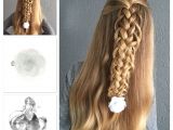 Half Up Hairstyles for toddlers Half Up Loop Braid with A Pretty Hair Flower From Goudhaartje